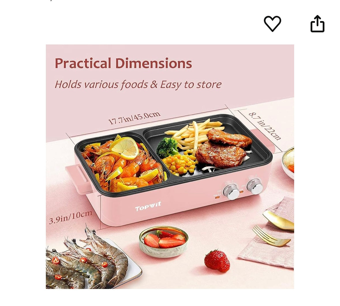 2-in-1 Hot Pot and Grill